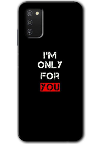 Samsung Galaxy A02S Kılıf Hd Desen Baskılı Arka Kapak - For You