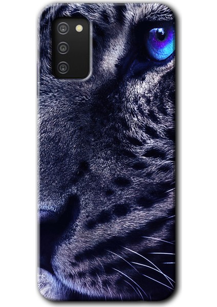 Samsung Galaxy A02S Kılıf Hd Desen Baskılı Arka Kapak - Kaplan