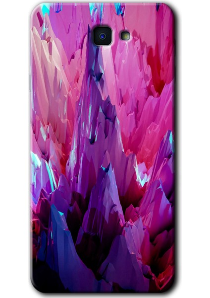 Samsung Galaxy J7 Prime Kılıf Hd Desen Baskılı Arka Kapak - Abstraction Sharp