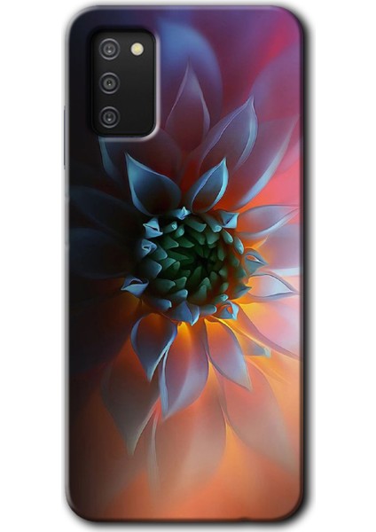Samsung Galaxy A02S Kılıf Hd Desen Baskılı Arka Kapak - Çiçek Motif