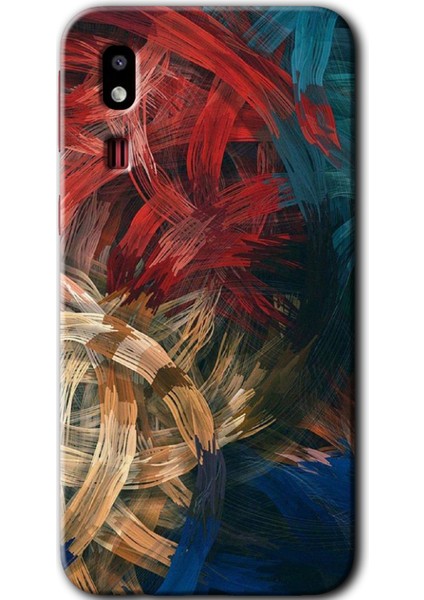 Samsung Galaxy A2 Core Kılıf Hd Desen Baskılı Arka Kapak - Karma Boyalar