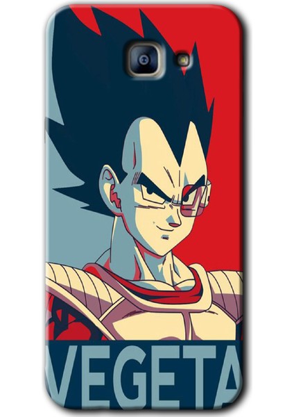 Samsung Galaxy A8 2016 Kılıf Hd Desen Baskılı Arka Kapak - Vegeta
