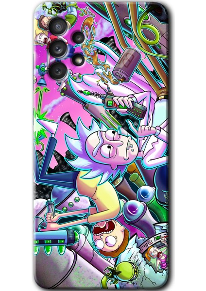 Samsung Galaxy A52 Kılıf Hd Desen Baskılı Arka Kapak - Graffiti Çizgi Film