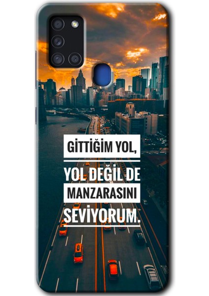 Samsung Galaxy A21S Kılıf Hd Desen Baskılı Arka Kapak - Manzara Seviyorum