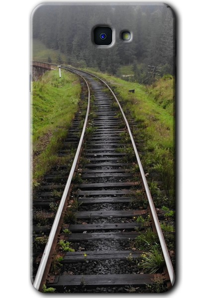 Samsung Galaxy J7 Prime 2 Kılıf Hd Desen Baskılı Arka Kapak - Tren Yolu