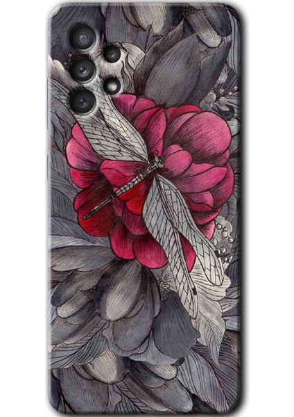 Samsung Galaxy A72 Kılıf Hd Desen Baskılı Arka Kapak - Kelebek Ömrü