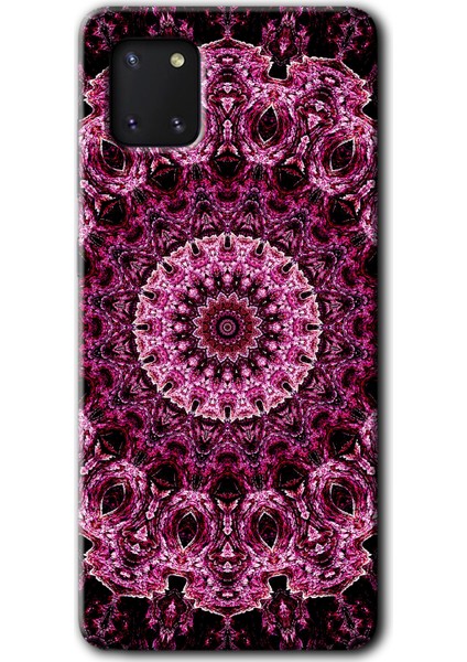 Samsung Galaxy A81 Kılıf Hd Desen Baskılı Arka Kapak - Mandala Patterns Kaleidoscope