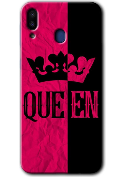 Samsung Galaxy M10S Kılıf Hd Desen Baskılı Arka Kapak - Queen