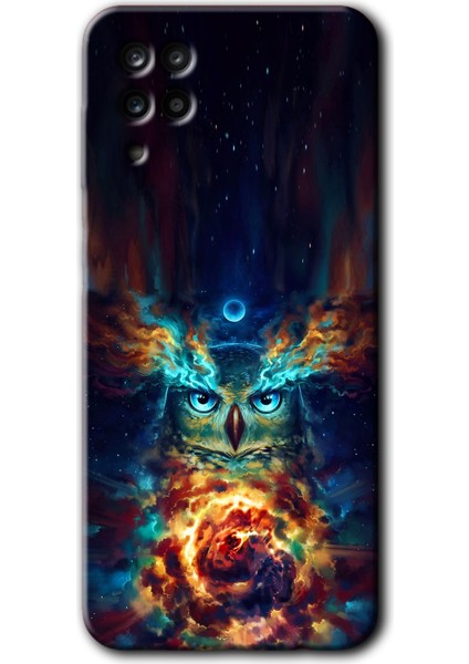 Samsung Galaxy A01 Core Kılıf Hd Desen Baskılı Arka Kapak - Ballı Baykuş