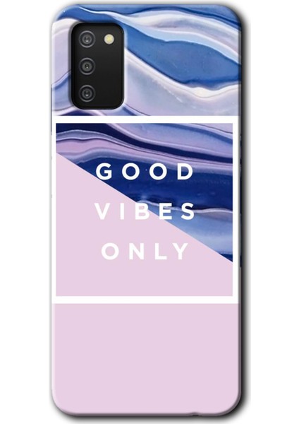 Samsung Galaxy A03S Kılıf Hd Desen Baskılı Arka Kapak - Good Vibes