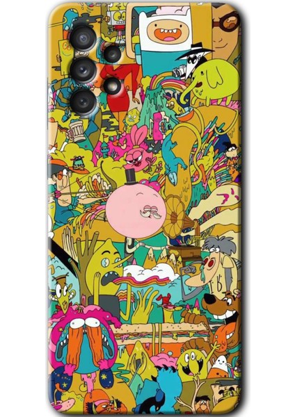 Samsung Galaxy A32 4g Kılıf Hd Desen Baskılı Arka Kapak - Süper Çizgi Kahramanlar 2