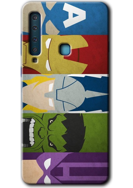 Samsung Galaxy A9 2018 Kılıf Hd Desen Baskılı Arka Kapak - Avengers-1
