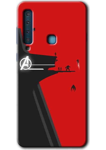 Samsung Galaxy A9 2018 Kılıf Hd Desen Baskılı Arka Kapak - Avengers Tower