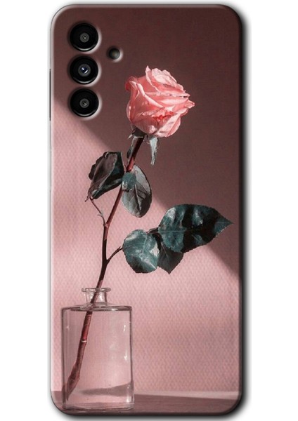 Samsung Galaxy A13 5g Kılıf Hd Desen Baskılı Arka Kapak - Retro Gül