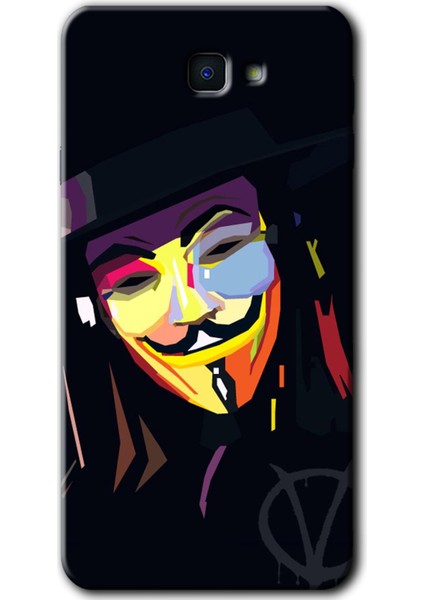 Samsung Galaxy J7 Prime Kılıf Hd Desen Baskılı Arka Kapak - Vendetta