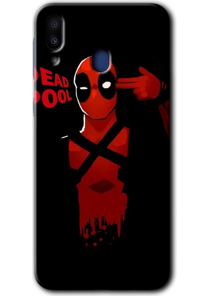 Samsung Galaxy M10 Kılıf Hd Desen Baskılı Arka Kapak - Deadpool 4