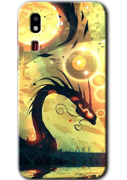 Samsung Galaxy A2 Core Kılıf Hd Desen Baskılı Arka Kapak - Digital Dragon