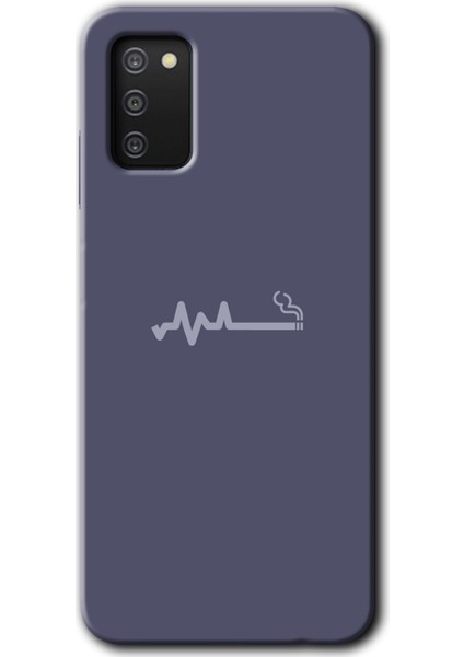 Samsung Galaxy A02S Kılıf Hd Desen Baskılı Arka Kapak - Sigara Zararlıdır