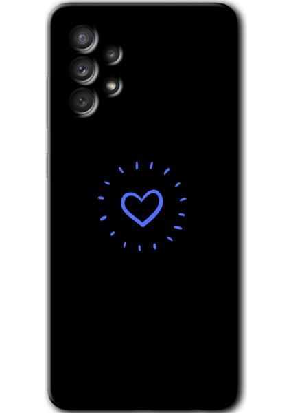 Samsung Galaxy A13 Kılıf Hd Desen Baskılı Arka Kapak - Heart Strokes