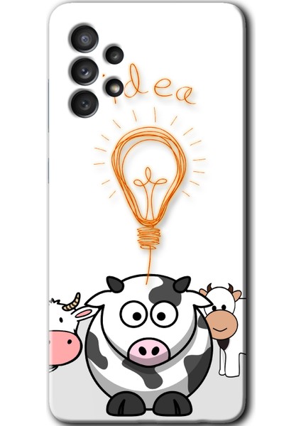 Samsung Galaxy A13 Kılıf Hd Desen Baskılı Arka Kapak - Idea Lamp