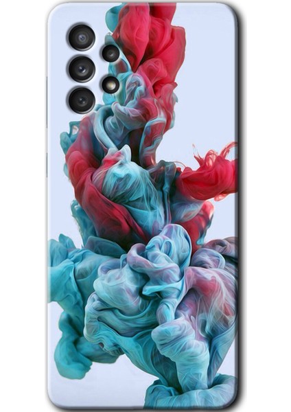 Samsung Galaxy A13 Kılıf Hd Desen Baskılı Arka Kapak - Renkli Karışım
