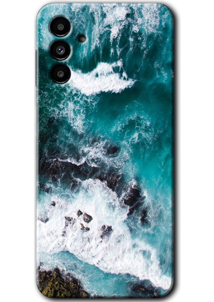 Samsung Galaxy A13 5g Kılıf Hd Desen Baskılı Arka Kapak - Deniz Kıyısı