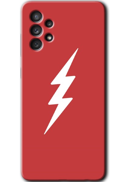 Samsung Galaxy A13 Kılıf Hd Desen Baskılı Arka Kapak - Flash Logo