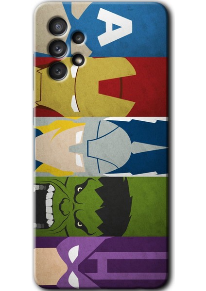 Samsung Galaxy A13 Kılıf Hd Desen Baskılı Arka Kapak - Avengers-1