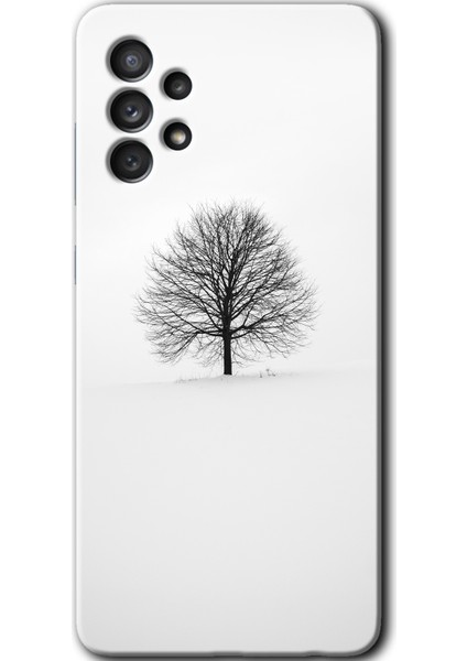 Samsung Galaxy A52S Kılıf Hd Desen Baskılı Arka Kapak - Alone Tree