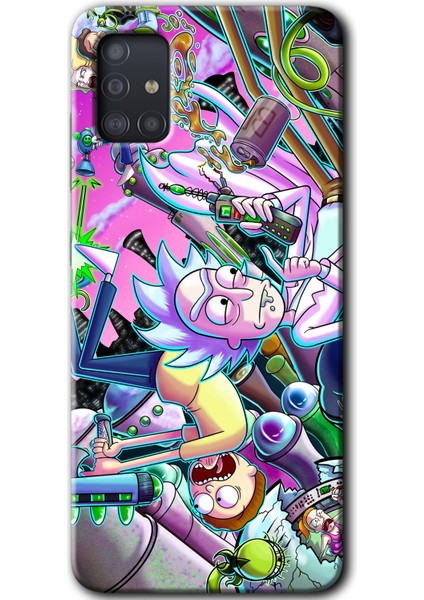 Samsung Galaxy A51 Kılıf Hd Desen Baskılı Arka Kapak - Graffiti Çizgi Film