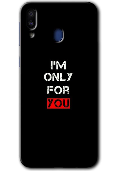 Samsung Galaxy M10 Kılıf Hd Desen Baskılı Arka Kapak - For You