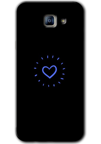 Samsung Galaxy A8 2016 Kılıf Hd Desen Baskılı Arka Kapak - Heart Strokes