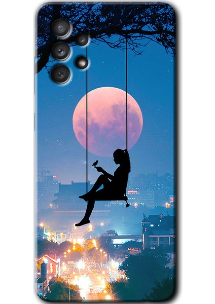 Samsung Galaxy A13 Kılıf Hd Desen Baskılı Arka Kapak - Yalnız Kadın