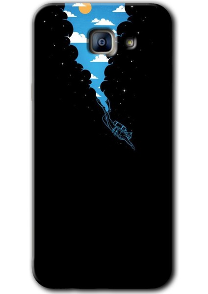 Samsung Galaxy A8 2016 Kılıf Hd Desen Baskılı Arka Kapak - Derinlere Yolculuk