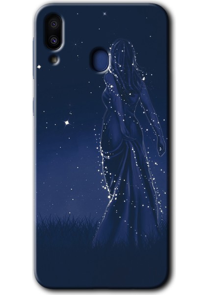 Samsung Galaxy M10 Kılıf Hd Desen Baskılı Arka Kapak - Gecenin Kraliçesi