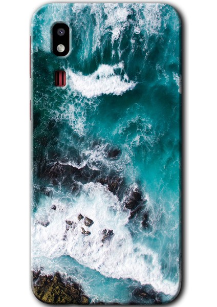 Samsung Galaxy A2 Core Kılıf Hd Desen Baskılı Arka Kapak - Deniz Kıyısı