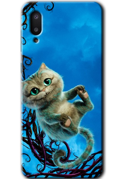 Samsung Galaxy A02 Kılıf Hd Desen Baskılı Arka Kapak - Çılgın Kedi