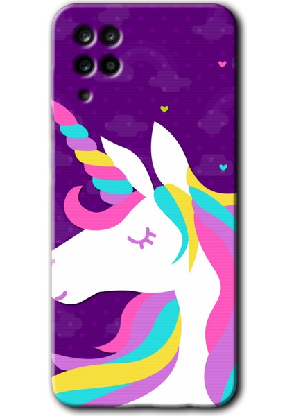 Samsung Galaxy A01 Core Kılıf Hd Desen Baskılı Arka Kapak - Unicorn Sleep