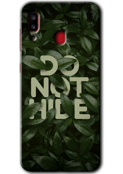 Samsung Galaxy A30 Kılıf Hd Desen Baskılı Arka Kapak - Do Not Hide