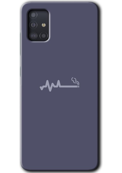 Samsung Galaxy A51 Kılıf Hd Desen Baskılı Arka Kapak - Sigara Zararlıdır