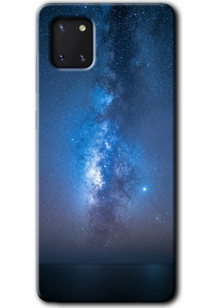 Samsung Galaxy A81 Kılıf Hd Desen Baskılı Arka Kapak - Samanyolu