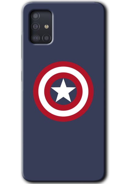 Samsung Galaxy A51 Kılıf Hd Desen Baskılı Arka Kapak - Captain!