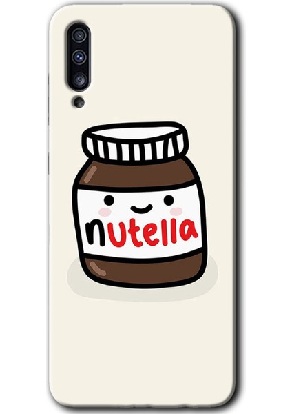 Samsung Galaxy A70 Kılıf Hd Desen Baskılı Arka Kapak - Nutella Aşkım