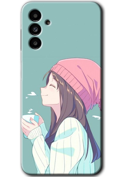 Samsung Galaxy A13 5g Kılıf Hd Desen Baskılı Arka Kapak - Happy Girl