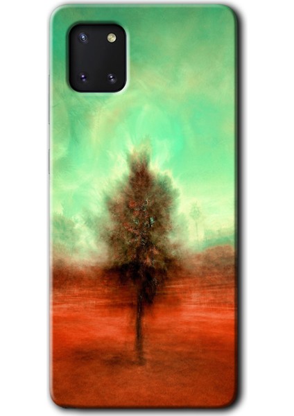 Samsung Galaxy A81 Kılıf Hd Desen Baskılı Arka Kapak - Outlines Paint