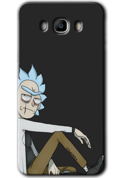 Samsung Galaxy J7 2016 Kılıf Hd Desen Baskılı Arka Kapak - Rick