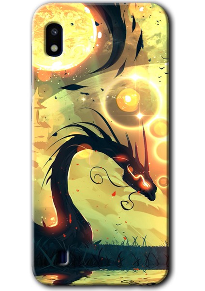 Samsung Galaxy A10 Kılıf Hd Desen Baskılı Arka Kapak - Digital Dragon