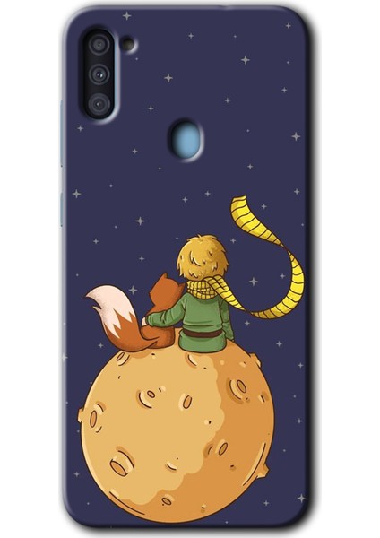 Samsung Galaxy A11 Kılıf Hd Desen Baskılı Arka Kapak - Küçük Prens