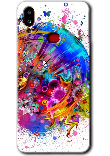 Samsung Galaxy A10S Kılıf Hd Desen Baskılı Arka Kapak - 4K Clock