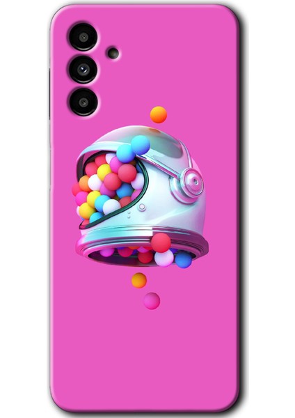 Samsung Galaxy A13 5g Kılıf Hd Desen Baskılı Arka Kapak - Uzay Başlığı